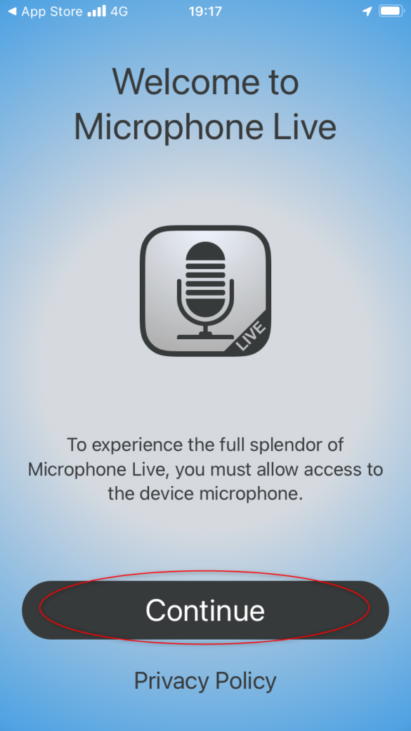 Microphone Liveアプリ